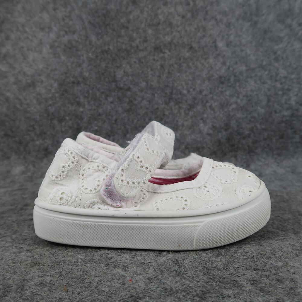 US Sports Shoes Baby 5 Mary Jane Sneaker Adjustable Strap White Fashion Casual